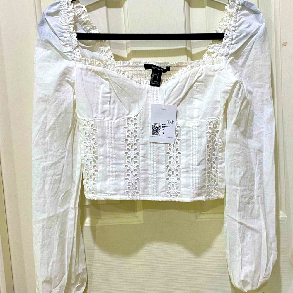 Sweetheart peasant top